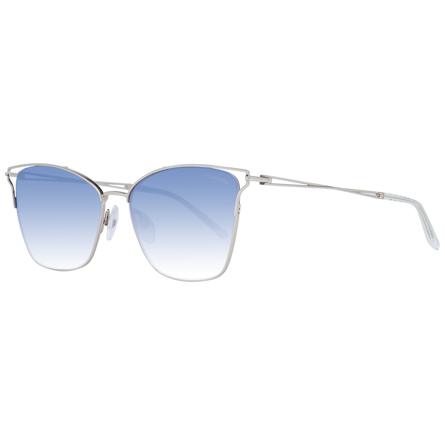 Ana Hickmann Women's Sunglasses HI3100-5404D, Metal Frame, Golden Color, Lens/Bridge/Temple Dimensions: 54/16/140 mm, Blue Lenses, Category 2 UV Protection