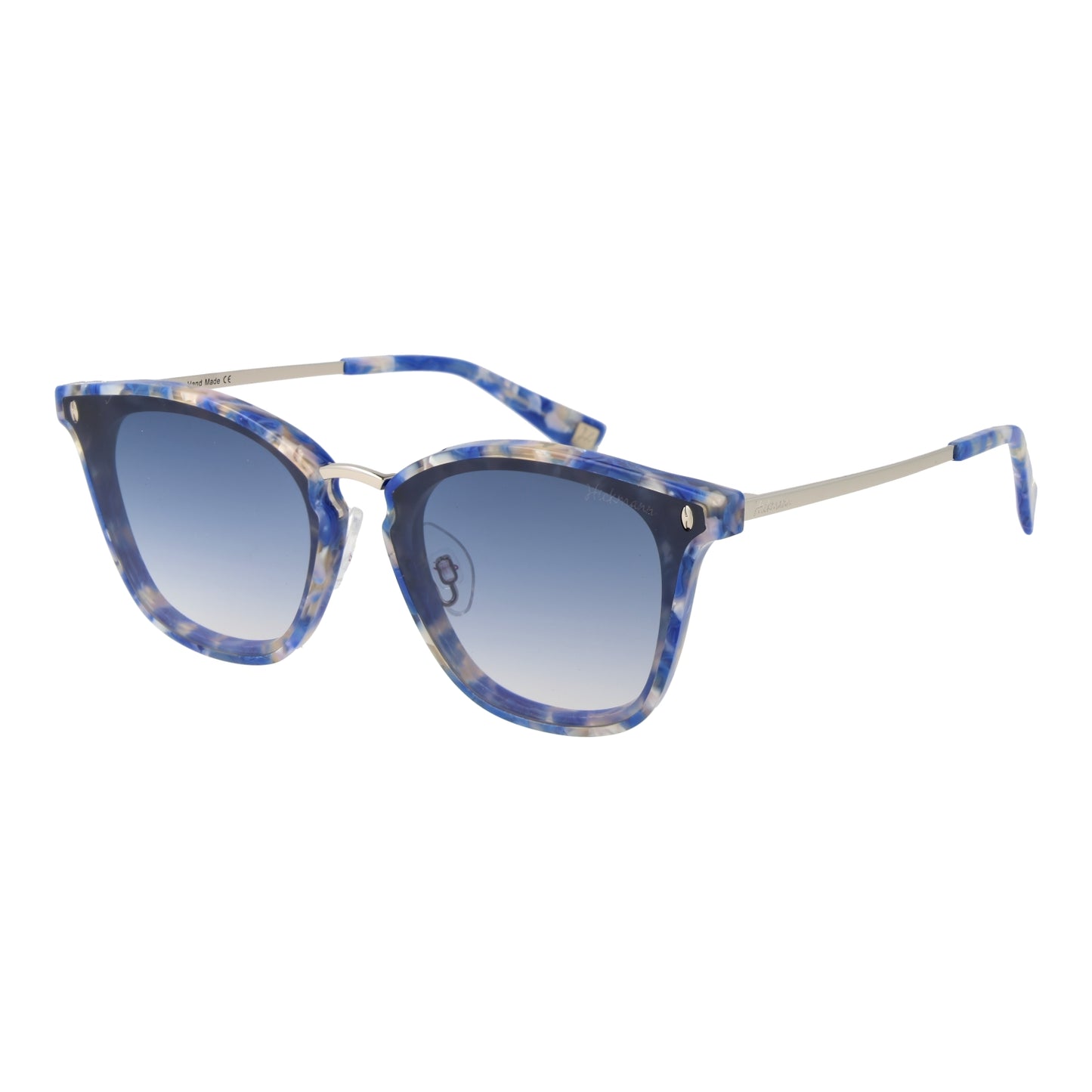Ana Hickmann Women's Sunglasses HI9065-49G22, Metal Frame, Blue, Lens/Bridge/Temple: 49/22/145 mm