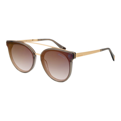 Ana Hickmann Women's Sunglasses HI9080-62T03 with Metal Frame, Brown, 62/16/145 mm