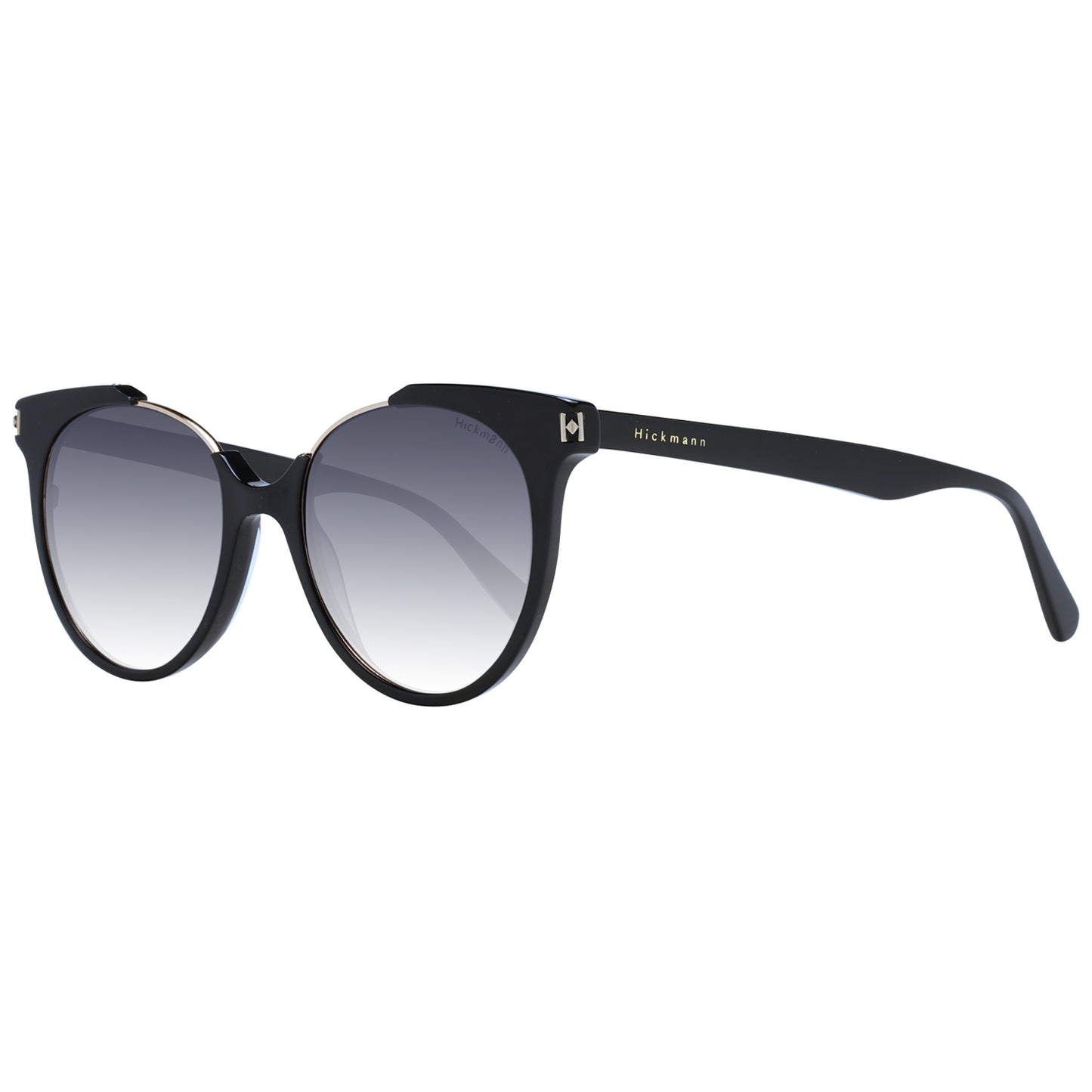 Sunglasses Ana Hickmann Women HI9156-51A01, Size 51/18/140 mm (Lens/Bridge/Temple), Black Acetate Frame with Grey Lenses