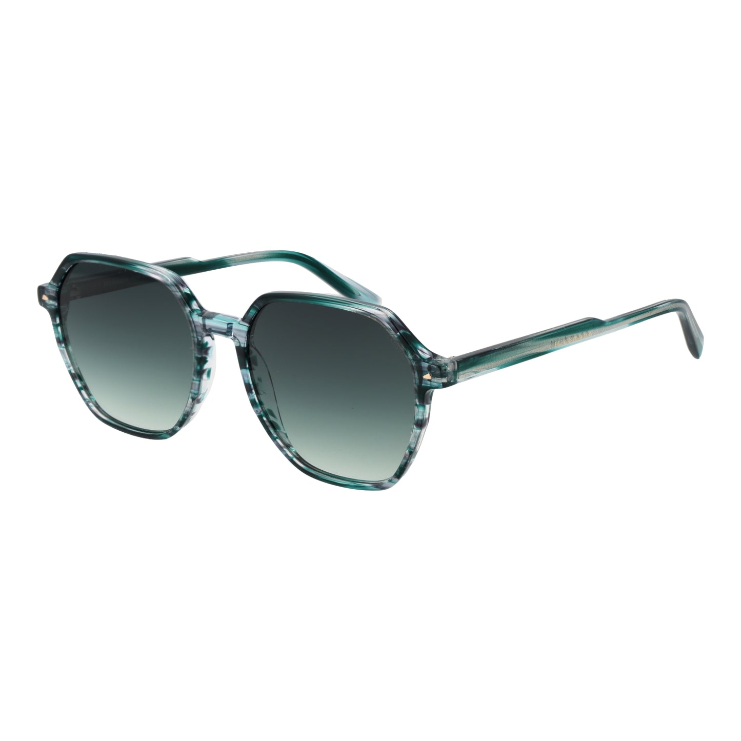 Ana Hickmann Women's Sunglasses HI9162-52E02 with 52mm Lenses, 18mm Bridge, 140mm Temples, Green Acetate Frame