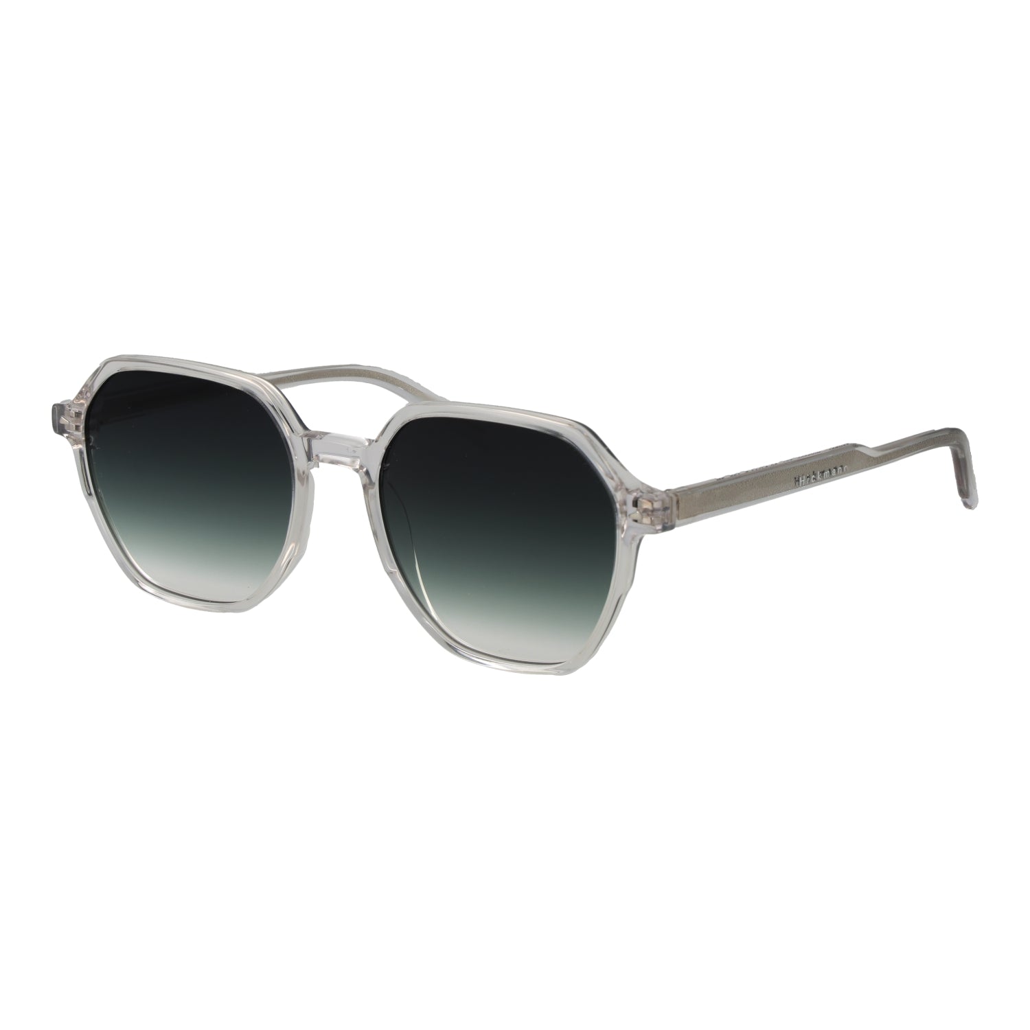 Ana Hickmann Women's Sunglasses HIY9000-50T01, Lens/Bridge/Temple Dimensions 50/17/136 mm, Transparent Acetate Frame, Blue Lenses, Category 3 UV Protection