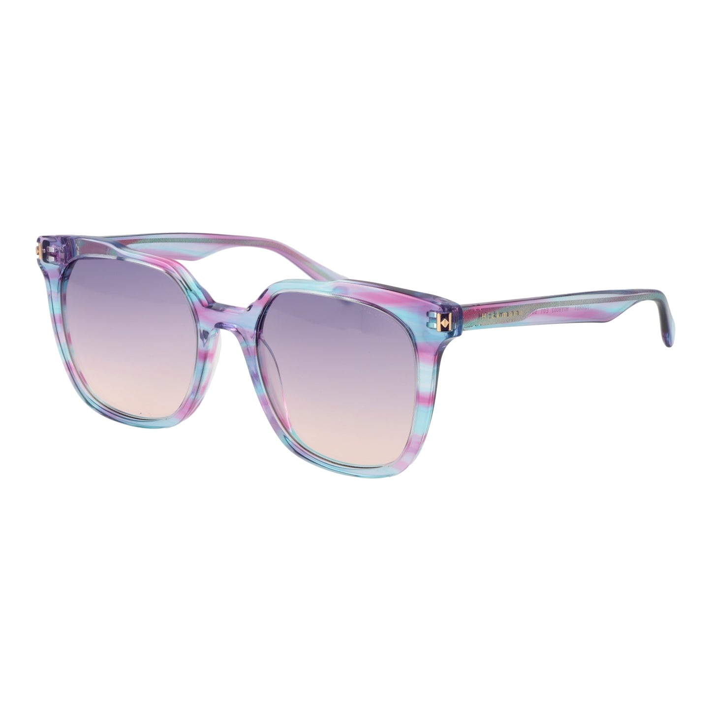 Ana Hickmann Women's Sunglasses HIY9002-50E01, Acetate Frame, Purple, Lens/Bridge/Temple: 50/18/135 mm