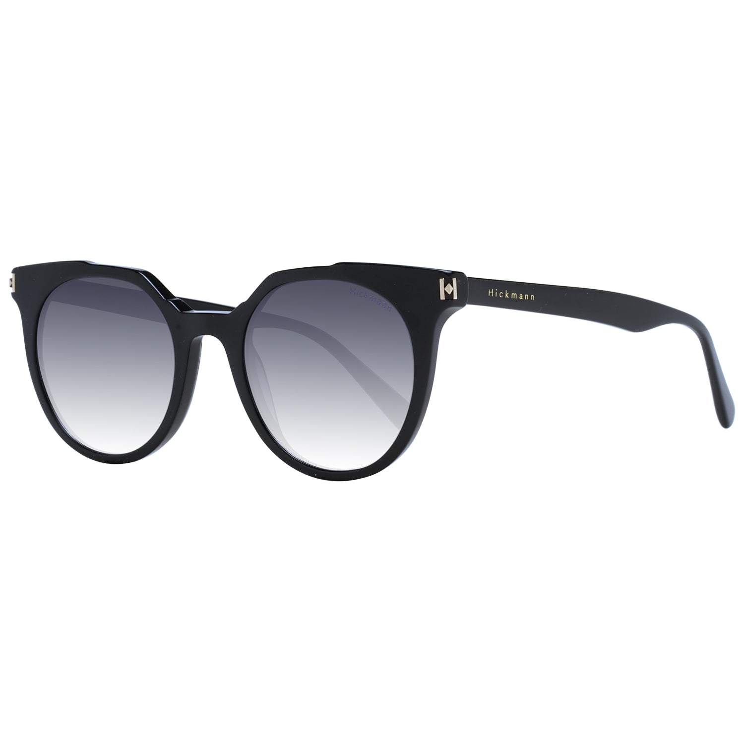 Ana Hickmann Women's Sunglasses HIY9003-48A01, Black Acetate Frame, Lens/Bridge/Temple Dimensions 48/19/135 mm, Grey Lenses, Category 3 UV Protection