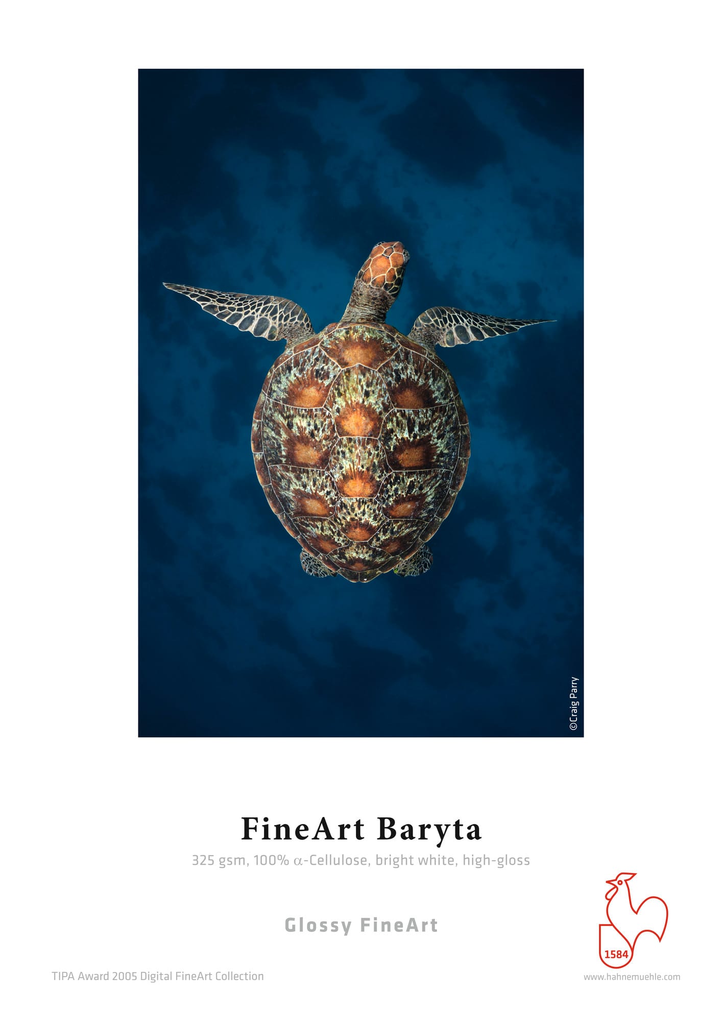 HahnemÃ¼hle FineArt Baryta    A 4 325 g, 25 Sheet, highgloss