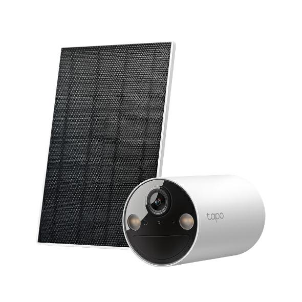 TP Link Smart Camera Outdoor + P. Solare TC82KIT 2k WiFi White