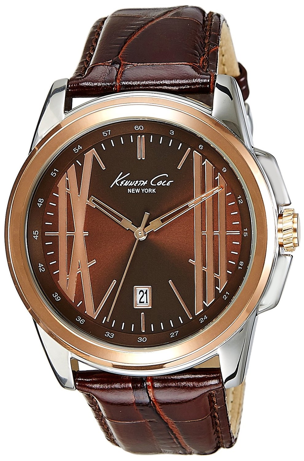 Watch Kenneth Cole Man IKC8096 (44MM) Brown