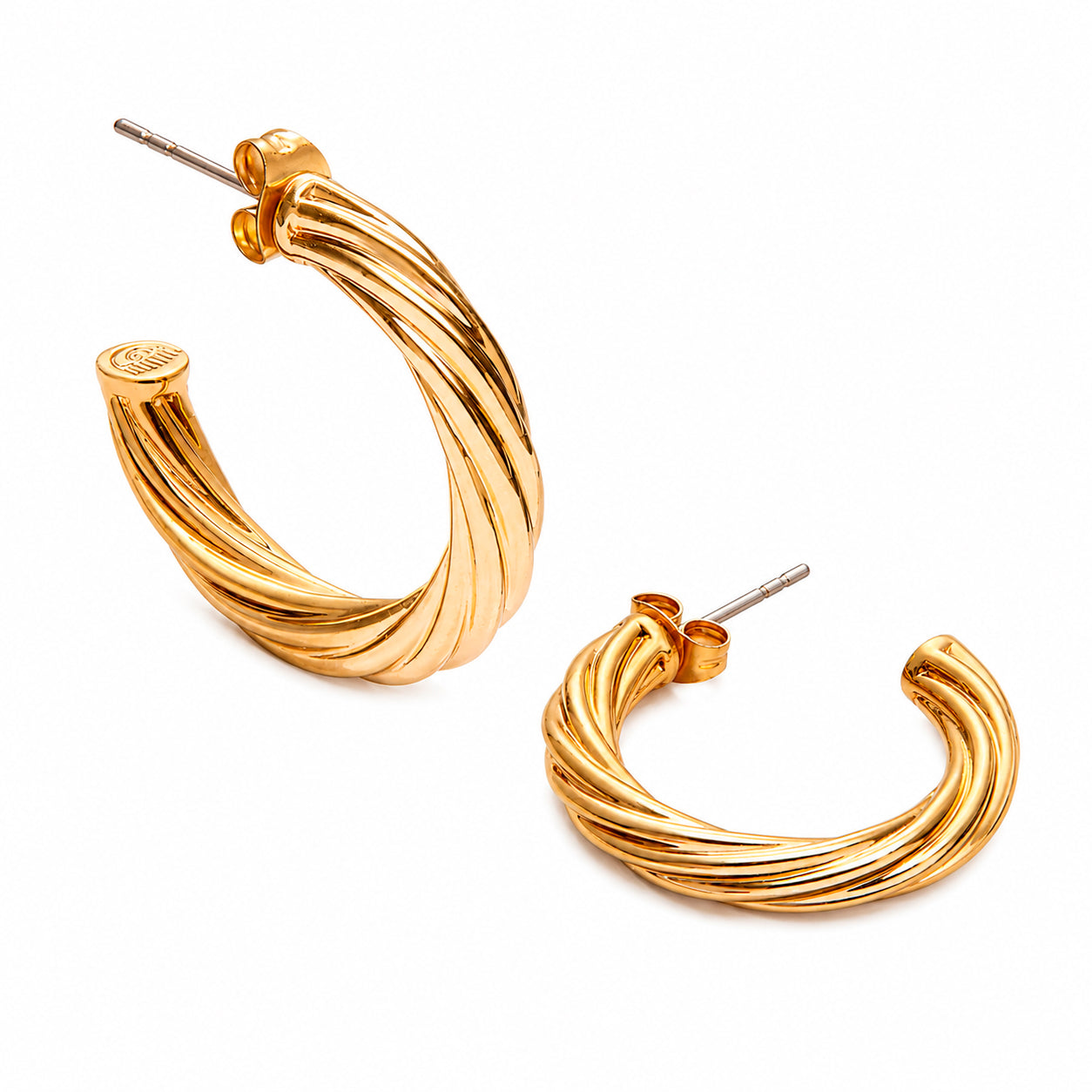 Chiara Ferragni Women's Earrings J19AXP11, 2.7 cm, Gold Metal