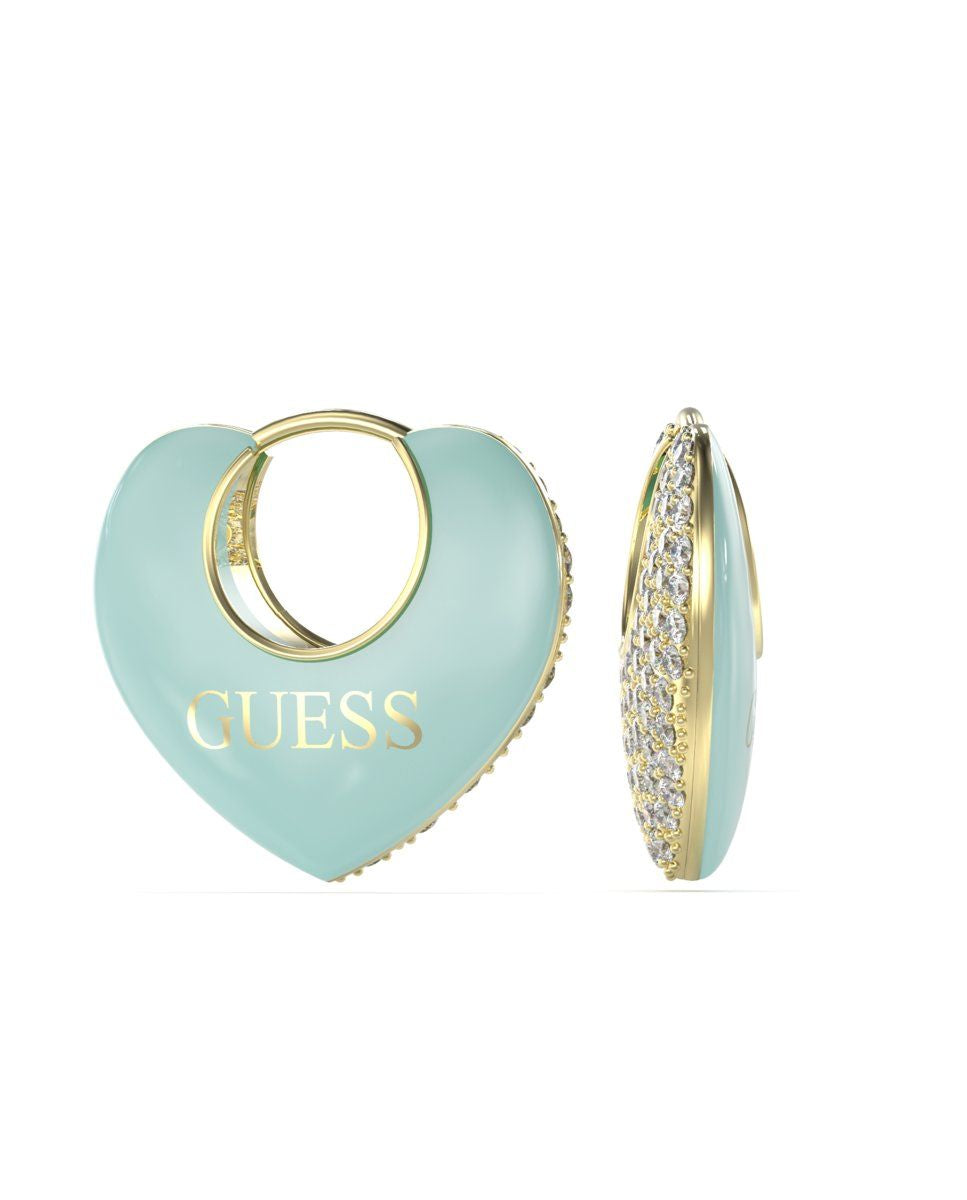 Guess Women's Earrings JUBE05206JWYG, 1 cm, Gold Stainless Steel