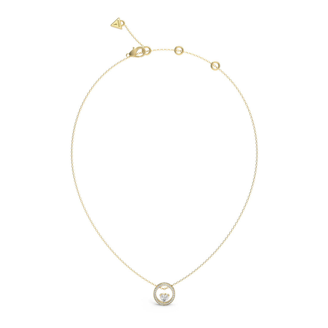 Guess Women's Necklace JUBN04665JWYG, 45 cm, Gold Stainless Steel