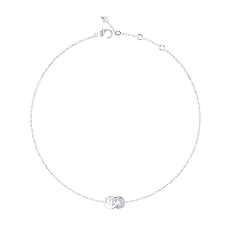 Guess Women's Earrings JUBN05219JWRH, 40cm, Stainless Steel, Grey