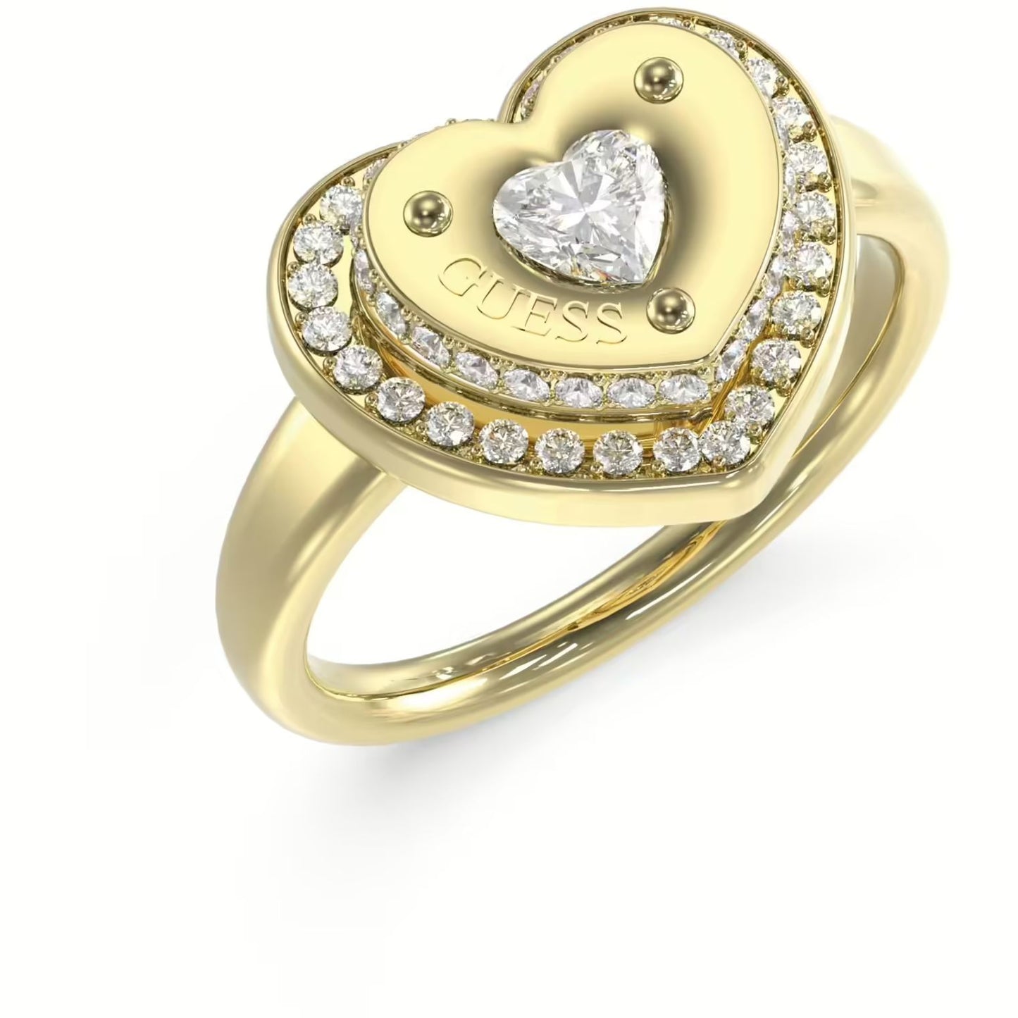 Guess Women's Ring JUBR05552JWYG (Size 54)