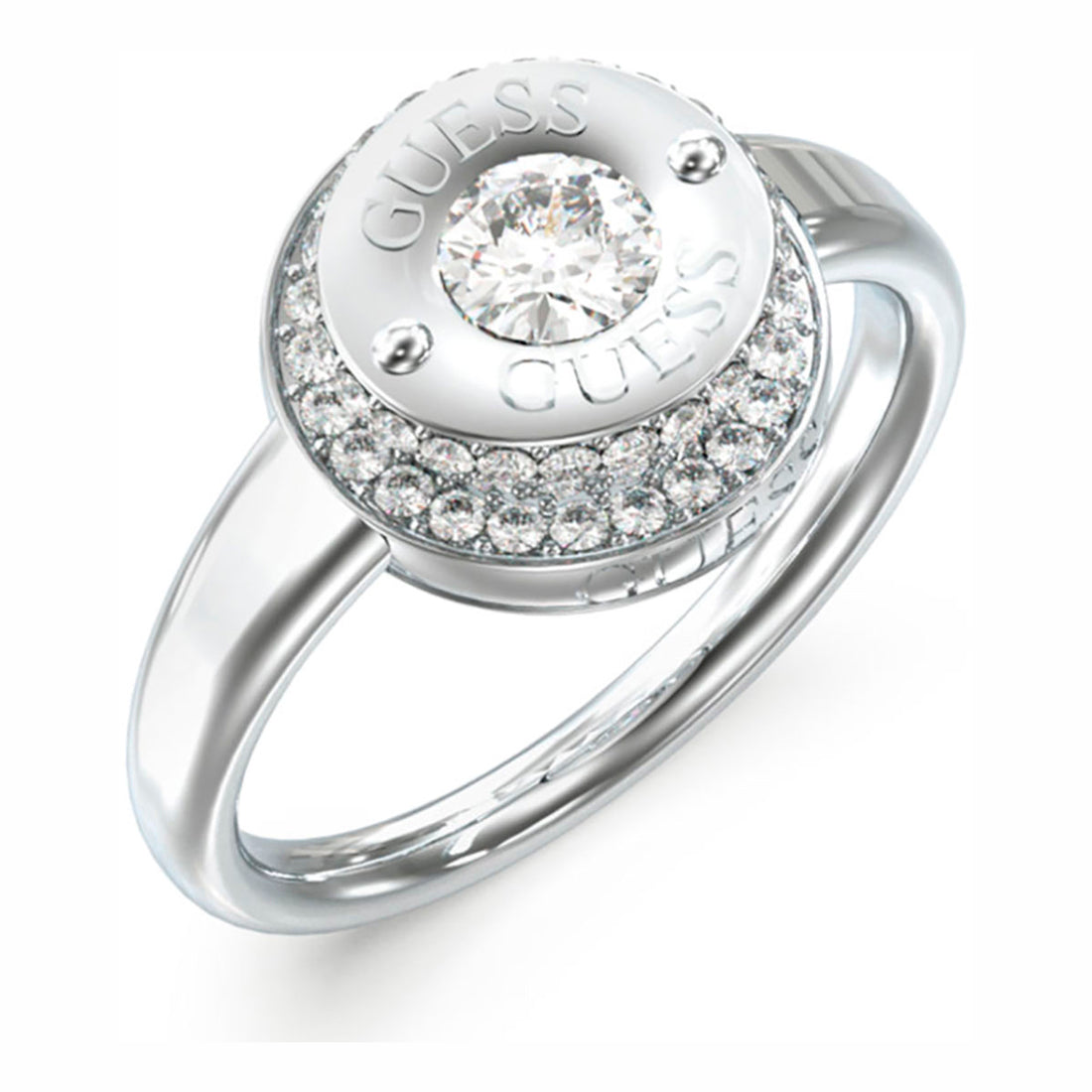 Guess Women's Ring JUBR05556JWRH (Size 52)