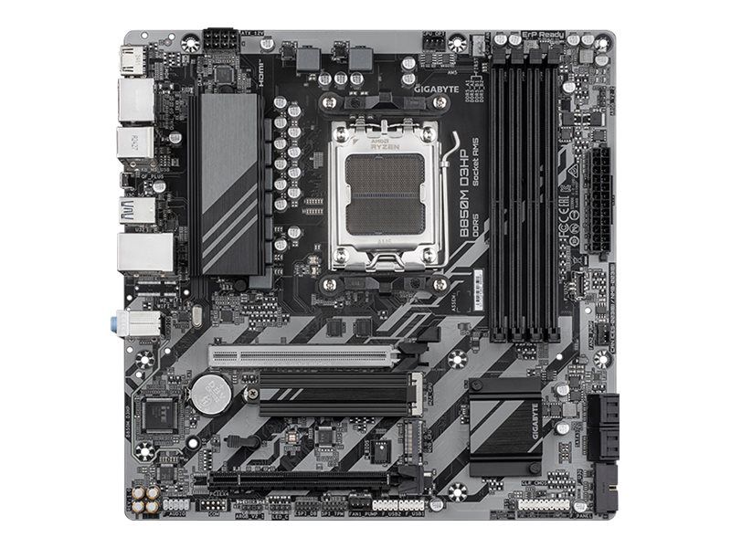 Gigabyte B850M D3HP Motherboard (AM5, mATX, DDR5)