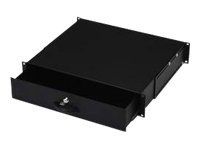 DIGITUS Στηρίγμα Σουρωτή 2HE 483mm Μαύρο με Κλειδαριά