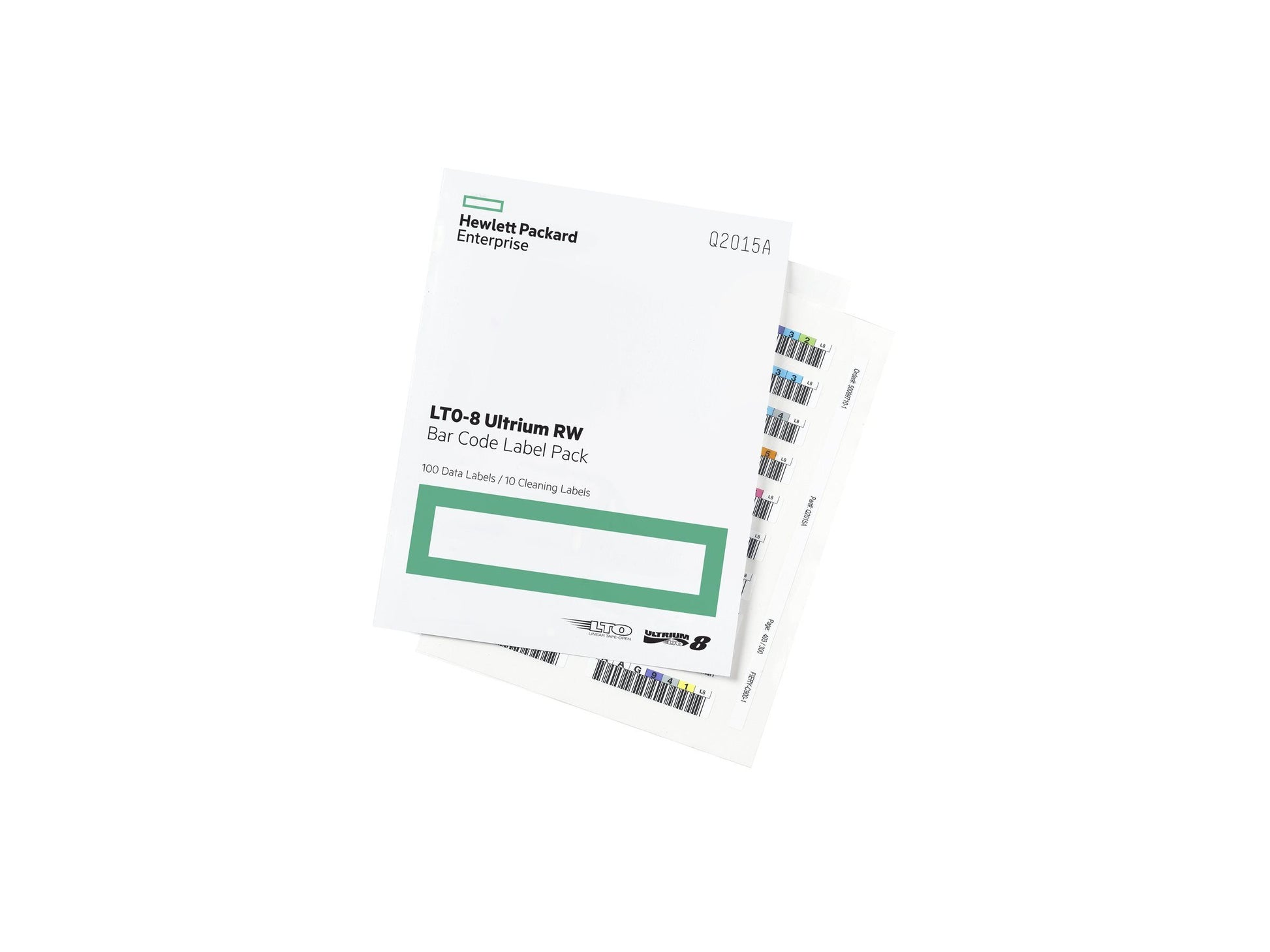 HPE LTO8 Ultrium Barcode Label RW 100 Q2015A