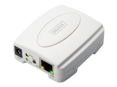 DIGITUS Printserver Fast Ethernet 1-Port USB2.0