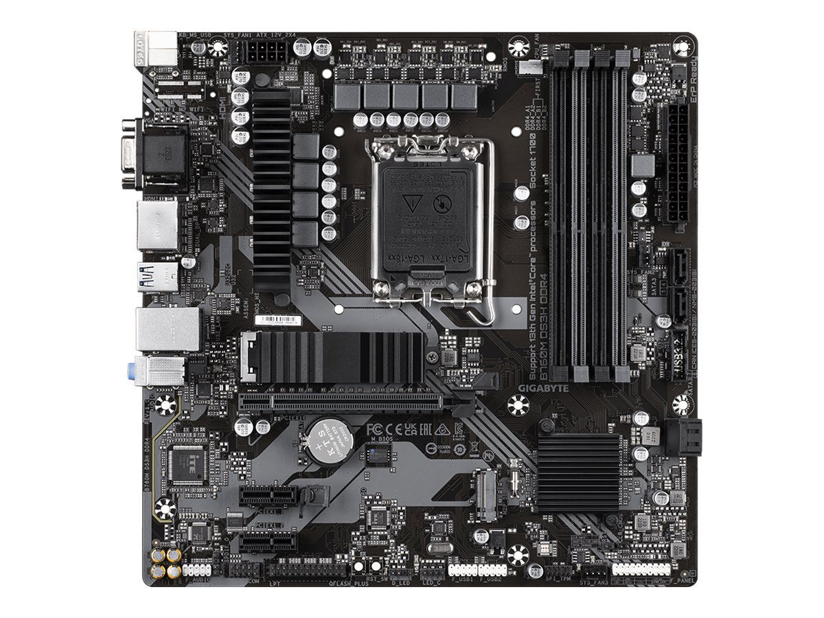 Gigabyte B760M DS3H DDR4 Motherboard