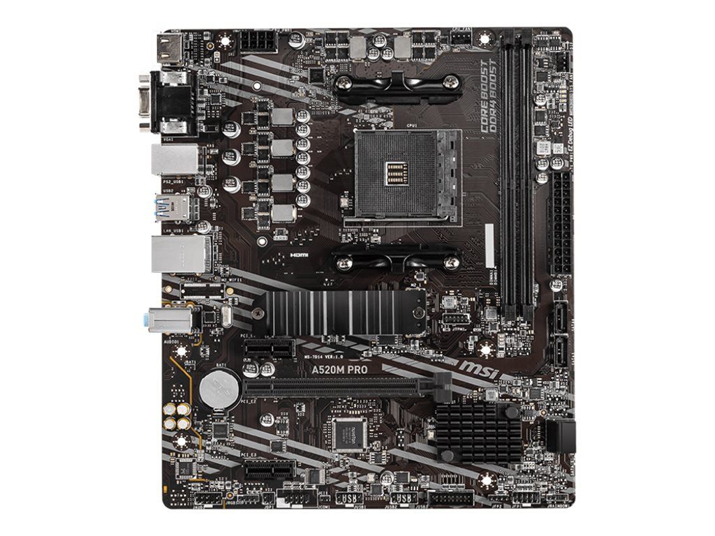 MSI A520M Pro (A520, AM4, mATX, DDR4)