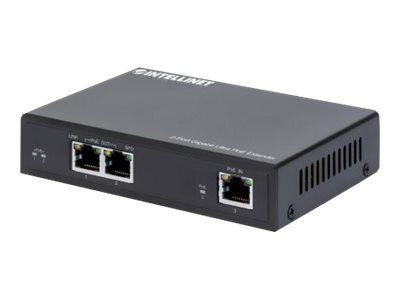 INTELLINET 2-Port Gigabit Ultra PoE-Extender 60W