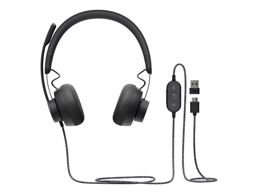 Logitech Headset Zone Wired MS Teams Graphite
