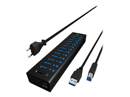 Hub 13-Port IcyBox USB 3.0 IB-AC6113 με USB Φόρτιση