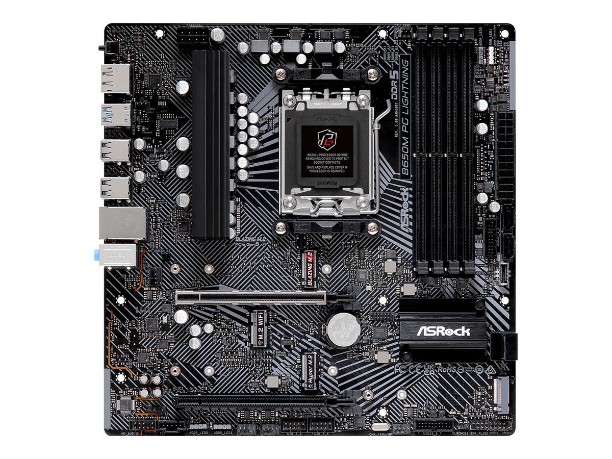 ASRock B650M PG Lightning AM5 mATX HDMI/DP DDR5