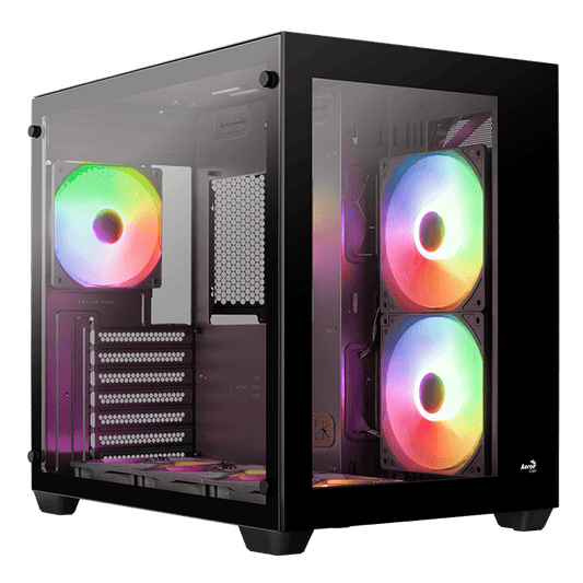 AeroCool Geh Midi Dryft MicroATX/ATX/MiniITX ARGB (μαύρο)