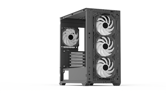 AeroCool Geh Mini D301A-G-BK-V2 (Μαύρο/Ξύλο/Micro-ATX)
