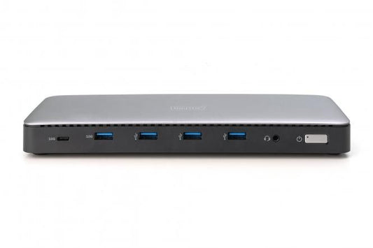 DIGITUS USB-C Docking Station με HDMI, DP, USB-A, USB-C, RJ45, DC, Audio