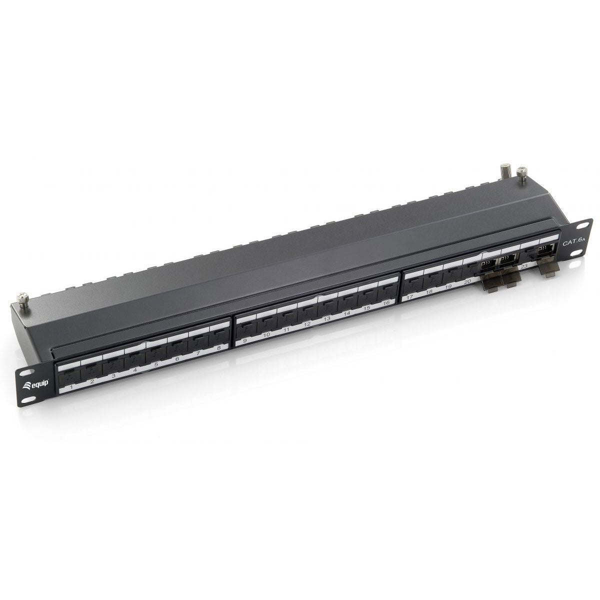Equip Patchpanel 24x RJ45 Cat6A 19" FTP 1HE Premium