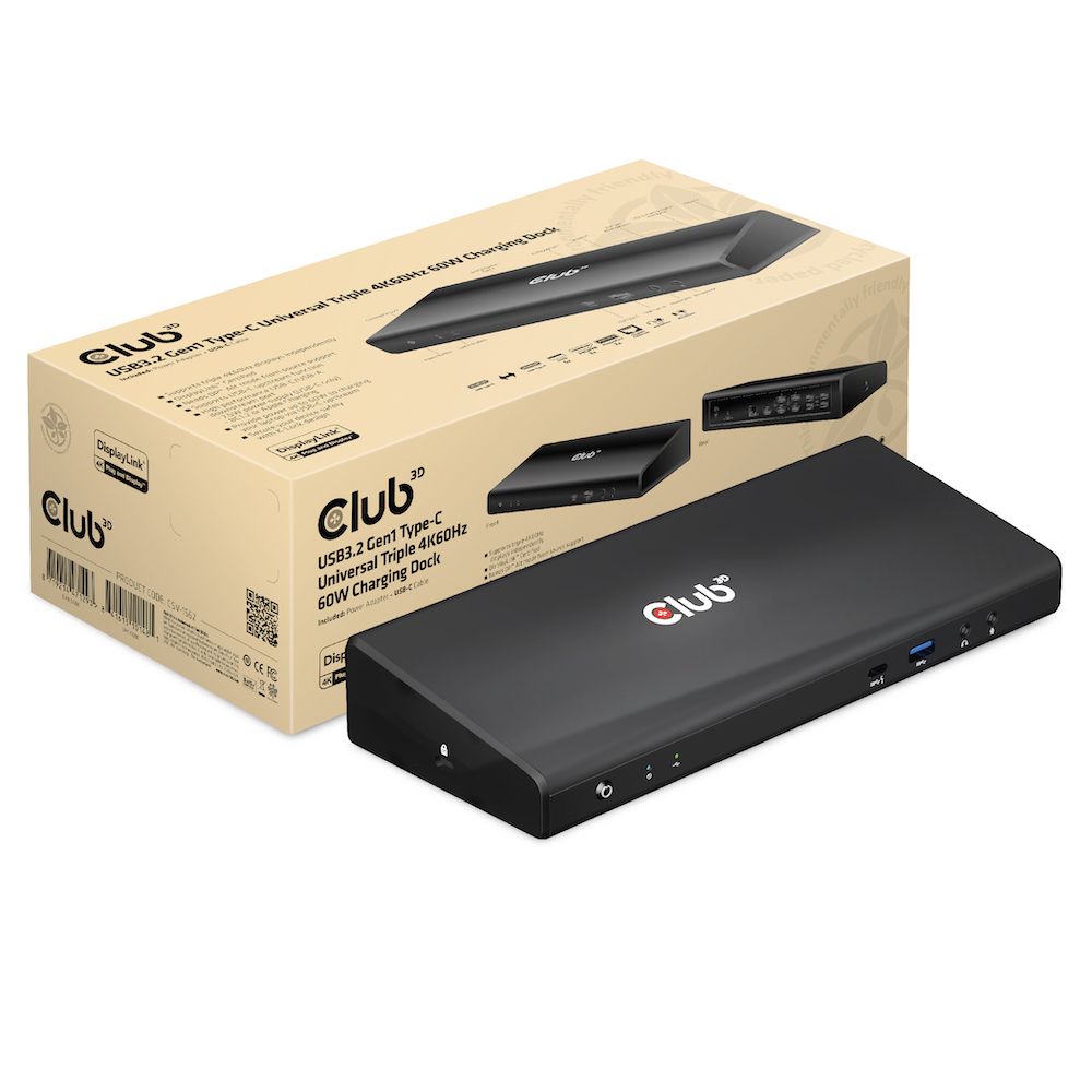 Club3D 4K Charging Dock USB-C