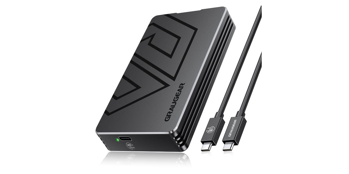 GRAUGEAR externes M.2-SSD-Gehäuse mit PCIe 4.0  USB-C