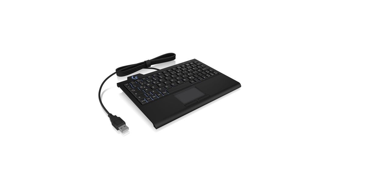 KeySonic Super-Mini-TAS Touchpad,B-light,BK, KSK-3210ELU(UK)