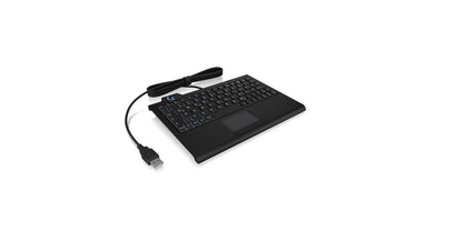 KeySonic Super-Mini-TAS Touchpad,B-light,BK, KSK-3210ELU(UK)