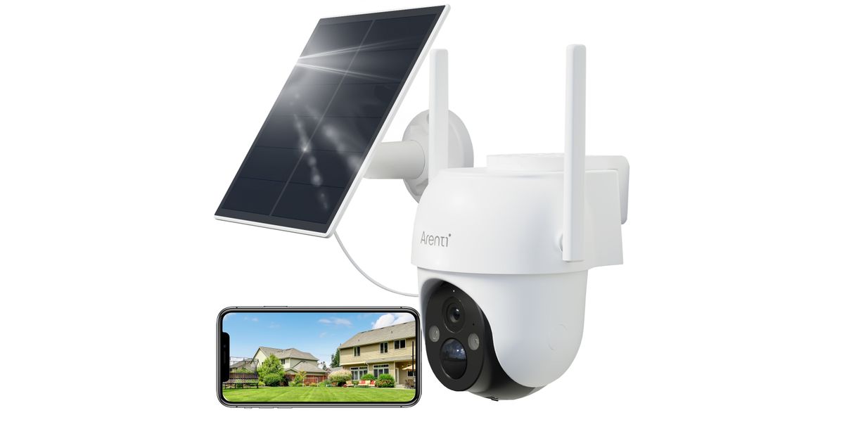 Ασύρματη Εξωτερική Κάμερα UHD Arenti με Μπαταρία + Ηλιακό Πάνελ