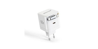 REALPOWER GaN Charger 65W weiss,65 Watt, 2x Type-C