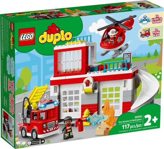 LEGO Fire Station & Helicopter