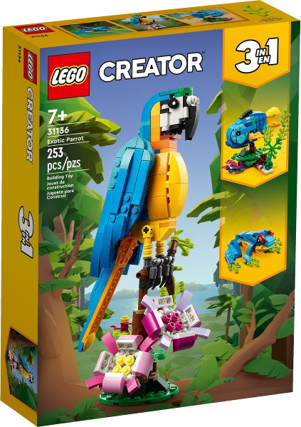 31136 Creator 3-in-1 Exotischer Papagei