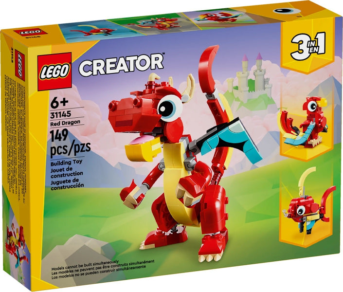 31145 Creator 3-in-1 Roter Drache