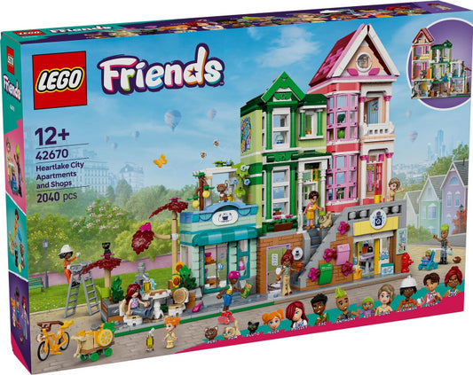 LEGO Heartlake City Apartments and Stores