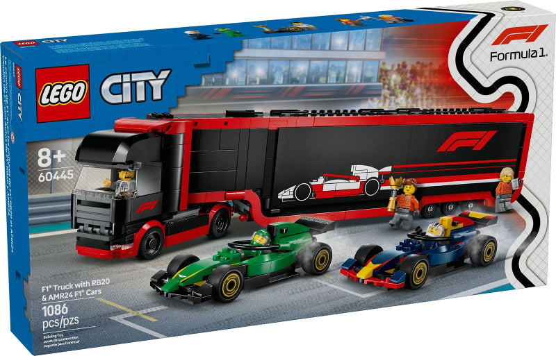 City F1 Transporter με RB20 & AMR24 F1 Ρενναυτο