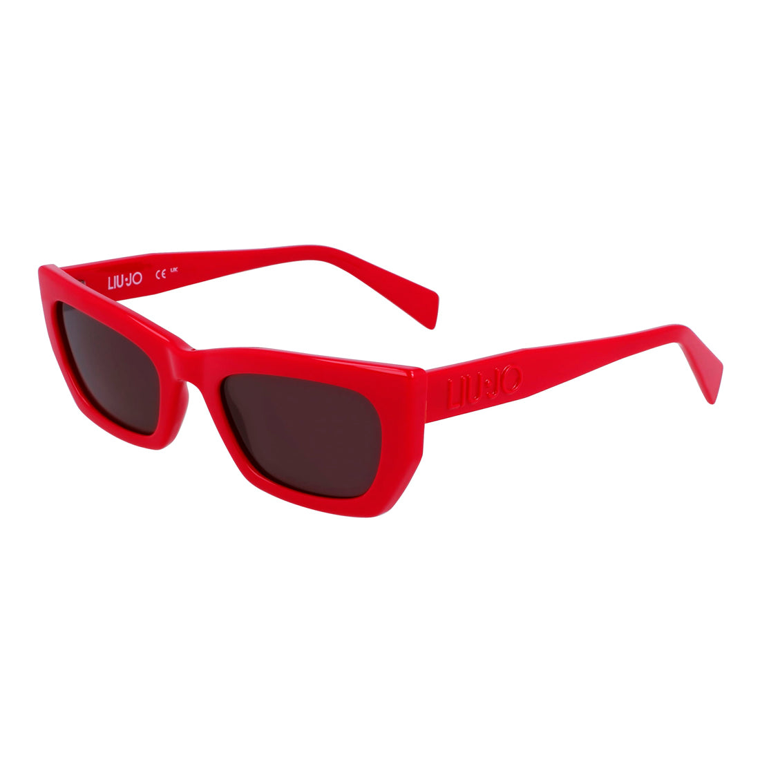 Liujo Women's Sunglasses LJ790S5221600 with 52mm Lenses, 21mm Bridge, and 140mm Temples - Red, Injected Material, Category 3
