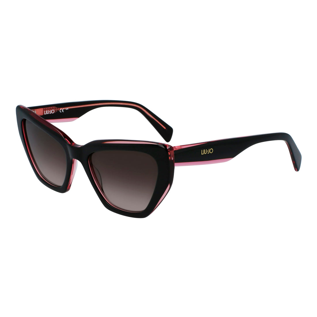 Liujo Women’s Sunglasses LJ794S5419007, Black Acetate Frame, Lens/Bridge/Temple Dimensions 54/19/140 mm, Category 3 Lenses