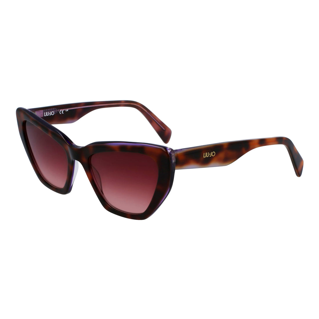 Liujo Women's Sunglasses LJ794S5419246, Size 54/19/140 mm (Lens/Bridge/Temple), Purple Acetate Frame