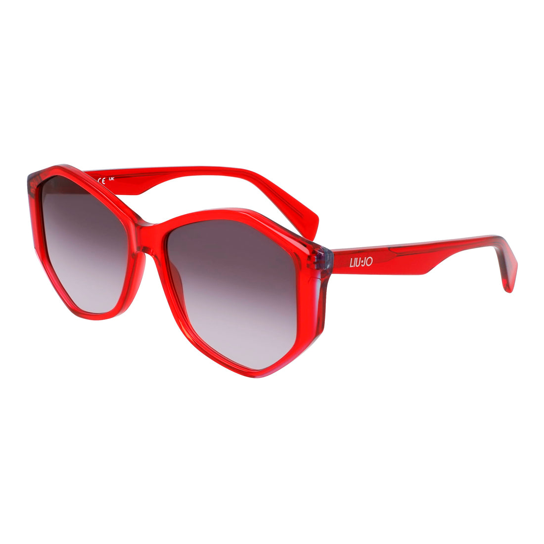 Liujo Women’s Sunglasses LJ797S5715623, Red Acetate Frame, Lens/Bridge/Temple Dimensions 57/15/140 mm
