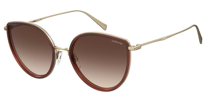 Levi's Women's Sunglasses LV5011S09QF7H, Metal Frame, Brown, Lens/Bridge/Temple: 56/17/145 mm