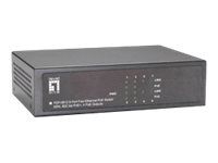 LevelOne Switch 5x FE FEP-0511 65W 4xPoE