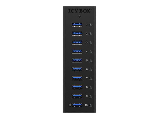 IcyBox IB-AC6110 10-Port USB 3.0 Hub με USB Φόρτιση