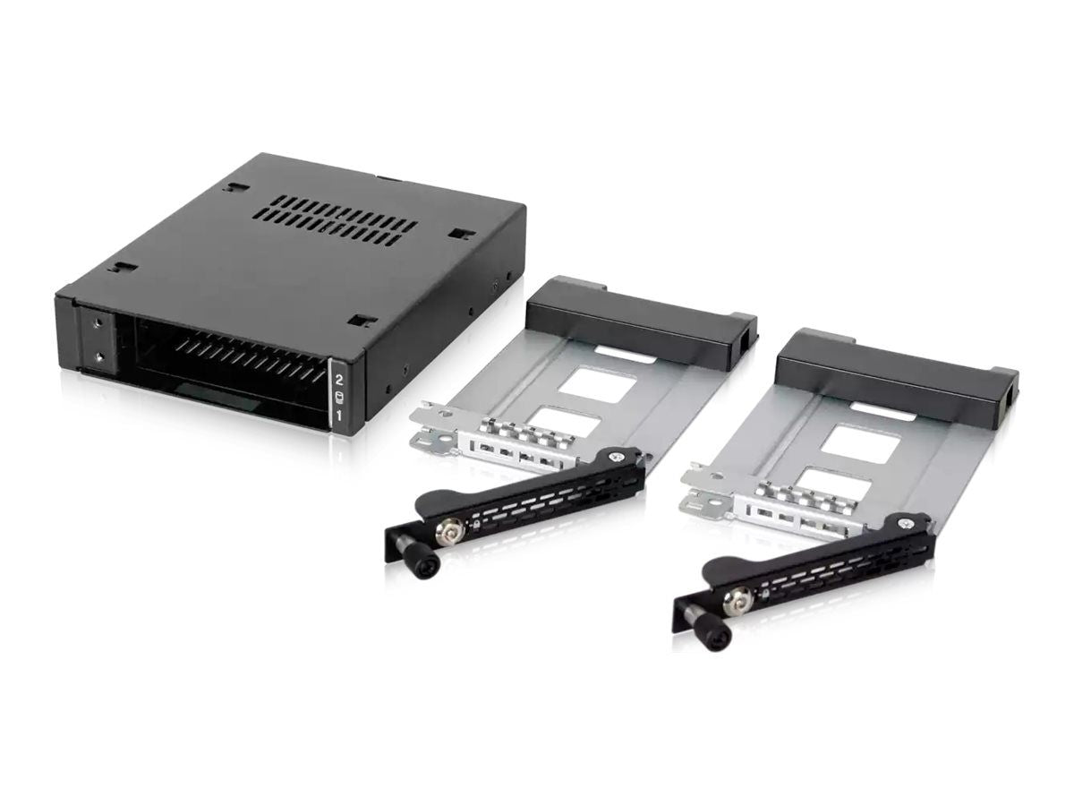 IcyDock 2x6,3cm SATAI-III/SAS HDD&SSD σε 1x3,5" Μεταλλικό Κουτί